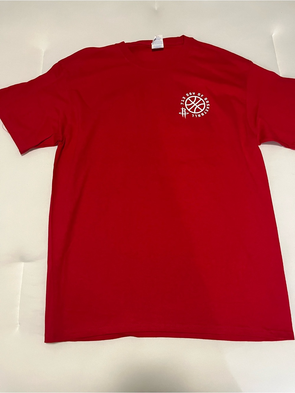 Houston Rockets 713 Day of Basketball NBA Tshirt Red